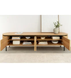 Stolik pod TV ATELIER 200 cm kolor naturalnego dębu