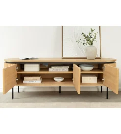 Stolik pod TV ATELIER 160 cm kolor naturalnego dębu