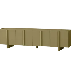 Stolik pod TV BASU 200 cm drewno sosny moss