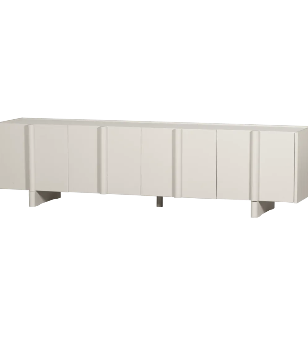 Stolik pod TV BASU 200 cm drewno sosny dust
