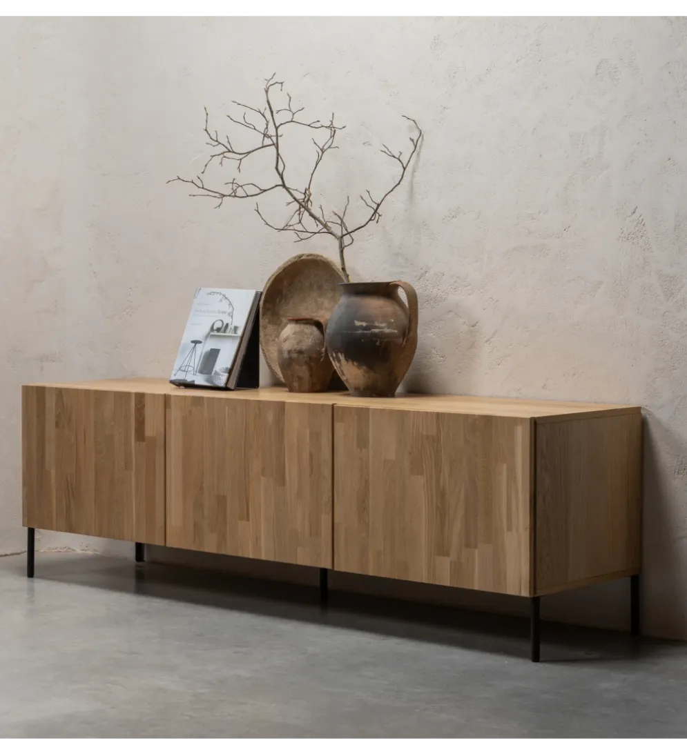 Stolik pod TV BONO 180 cm drewno jesion naturalny