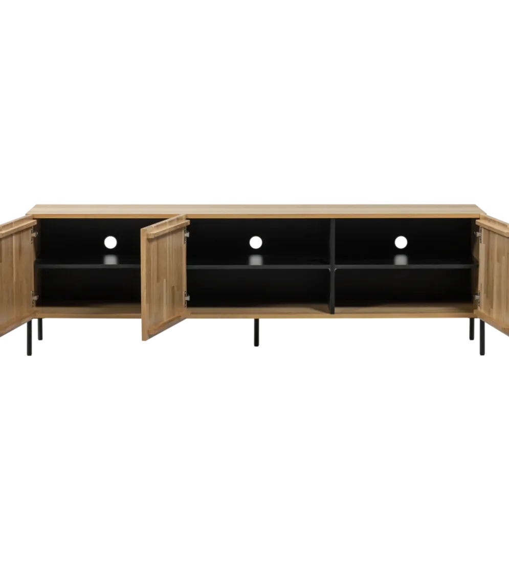 Stolik pod TV BONO 180 cm drewno jesion naturalny