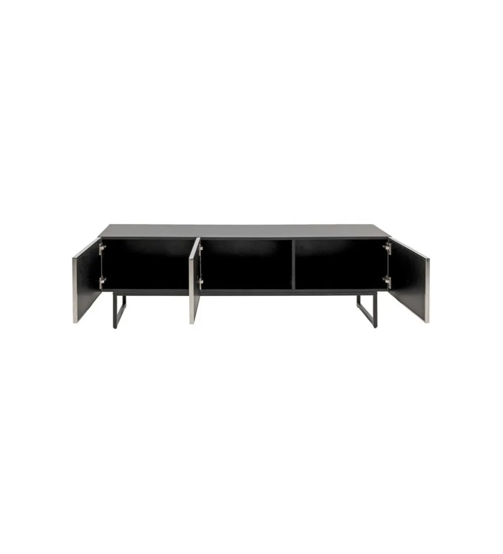 Stolik pod TV CARINO 150 cm srebrna