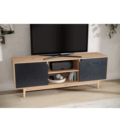 Stolik pod TV CYRUS 150 cm w optyce dębu