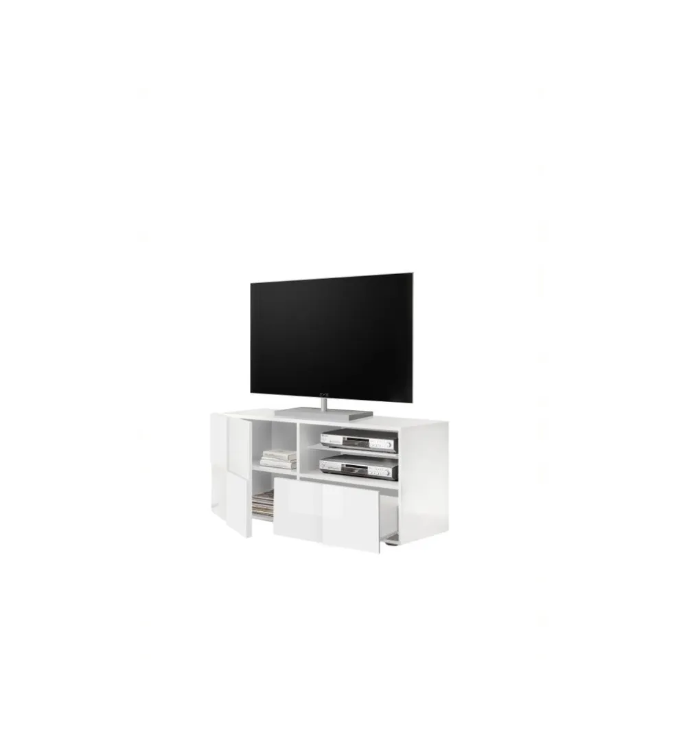 Stolik pod TV DAMA 120 cm biały