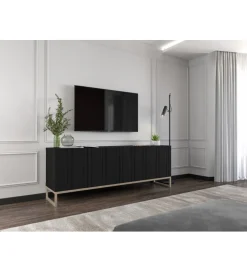 Stolik pod Tv ELPIS 150 cm czarny