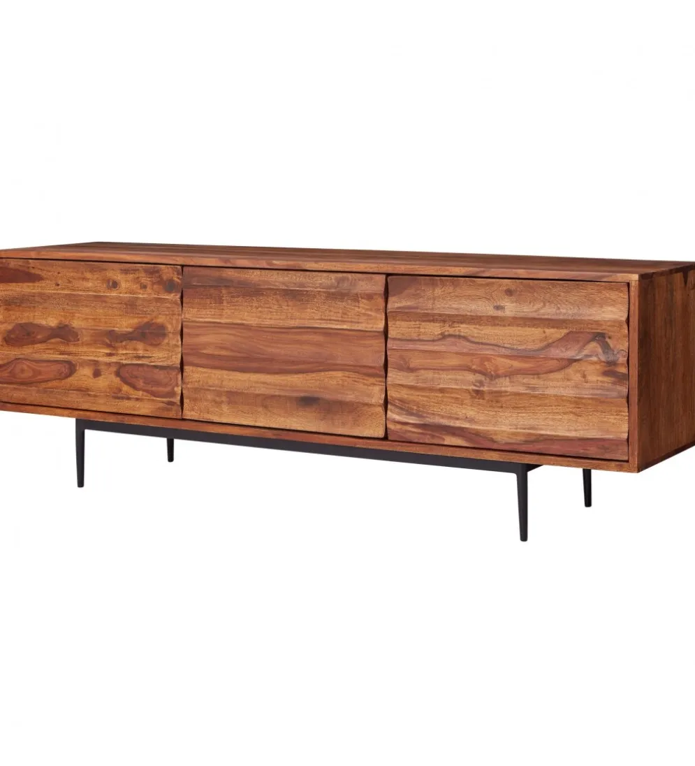 Stolik pod TV ESTELI 147 cm drewno sheesham