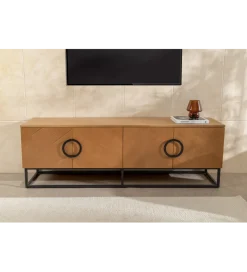 Stolik pod TV GRANDEZZA 180 cm kolor drewna dębu