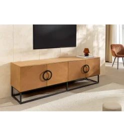Stolik pod TV GRANDEZZA 180 cm kolor drewna dębu