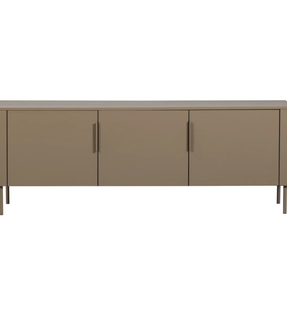 Stolik pod TV GUNNAR 154 cm drewno sosny szary
