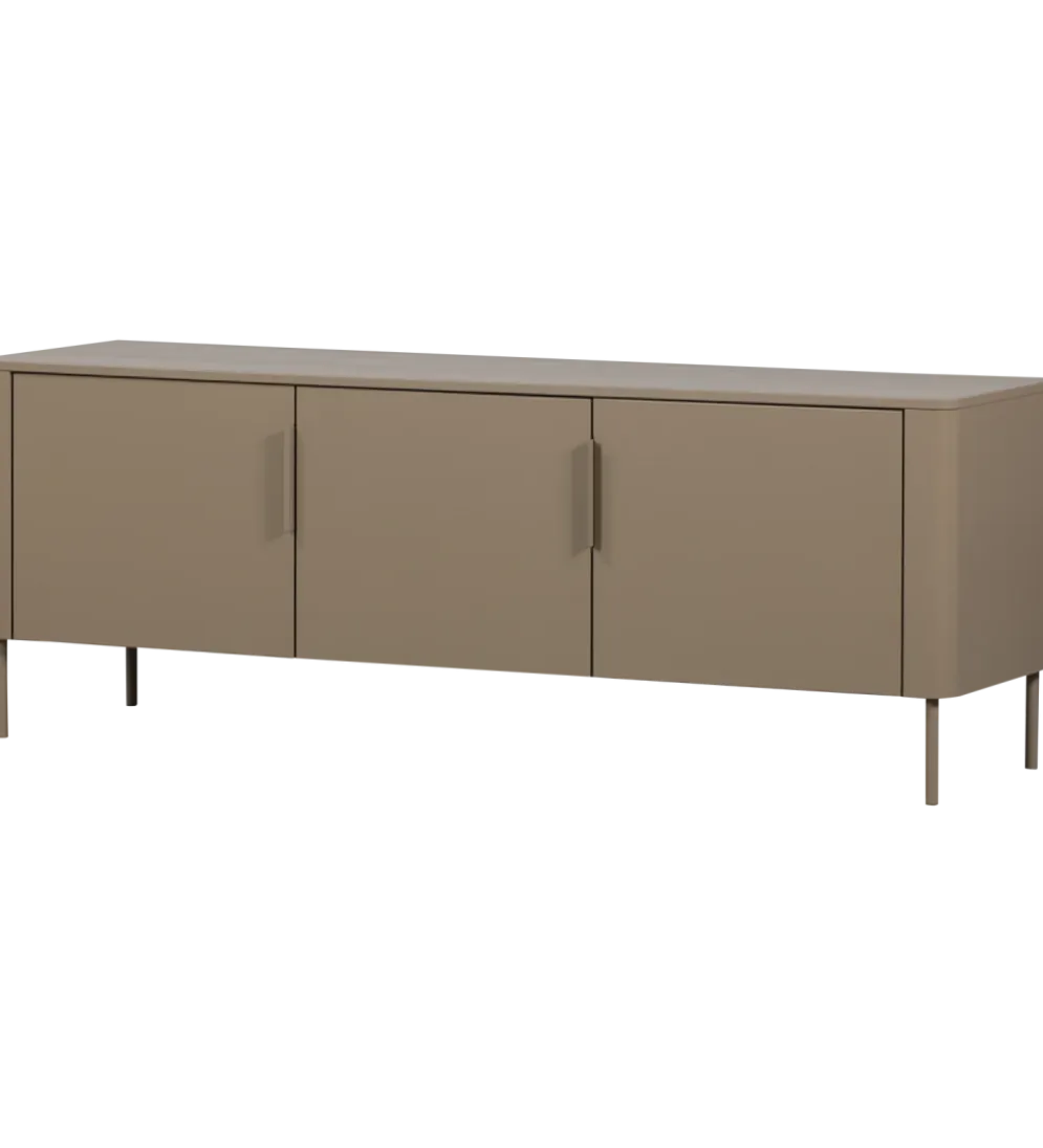 Stolik pod TV GUNNAR 154 cm drewno sosny szary