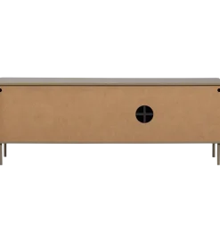 Stolik pod TV GUNNAR 154 cm drewno sosny szary