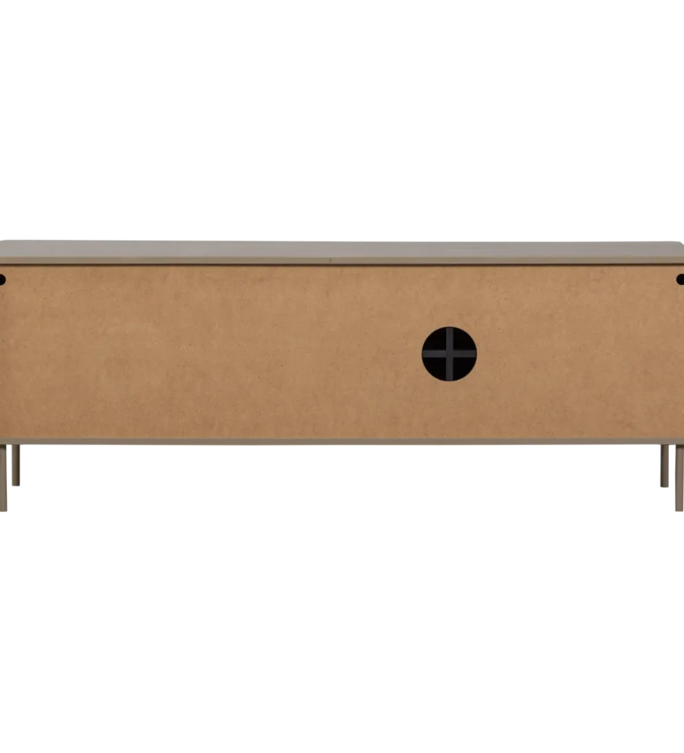 Stolik pod TV GUNNAR 154 cm drewno sosny szary