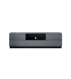 Stolik pod TV HELIO 180 cm szaro czarny
