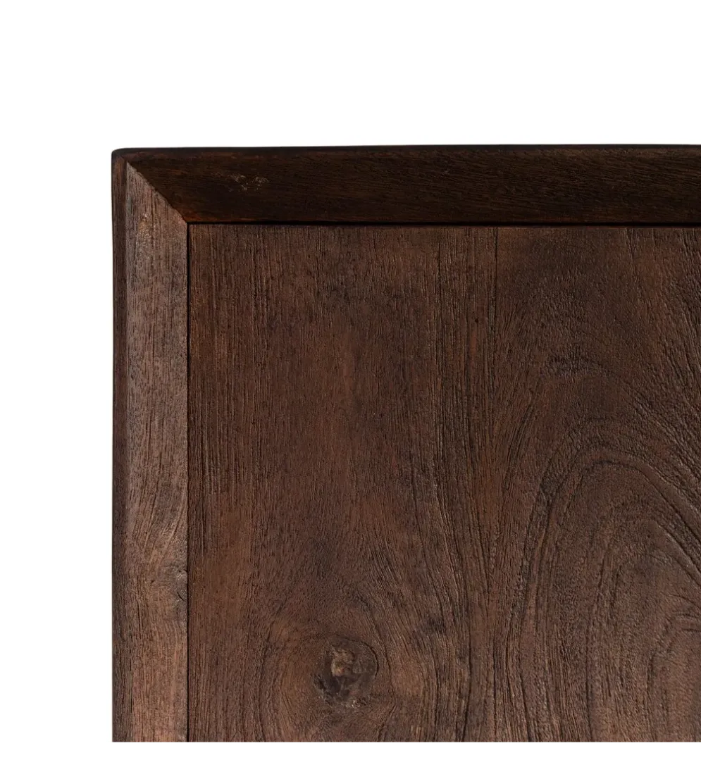 Stolik pod TV KILIAN 200 cm drewno mango brązowa