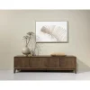 Stolik pod TV KORTE 210 cm drewno mango brąz