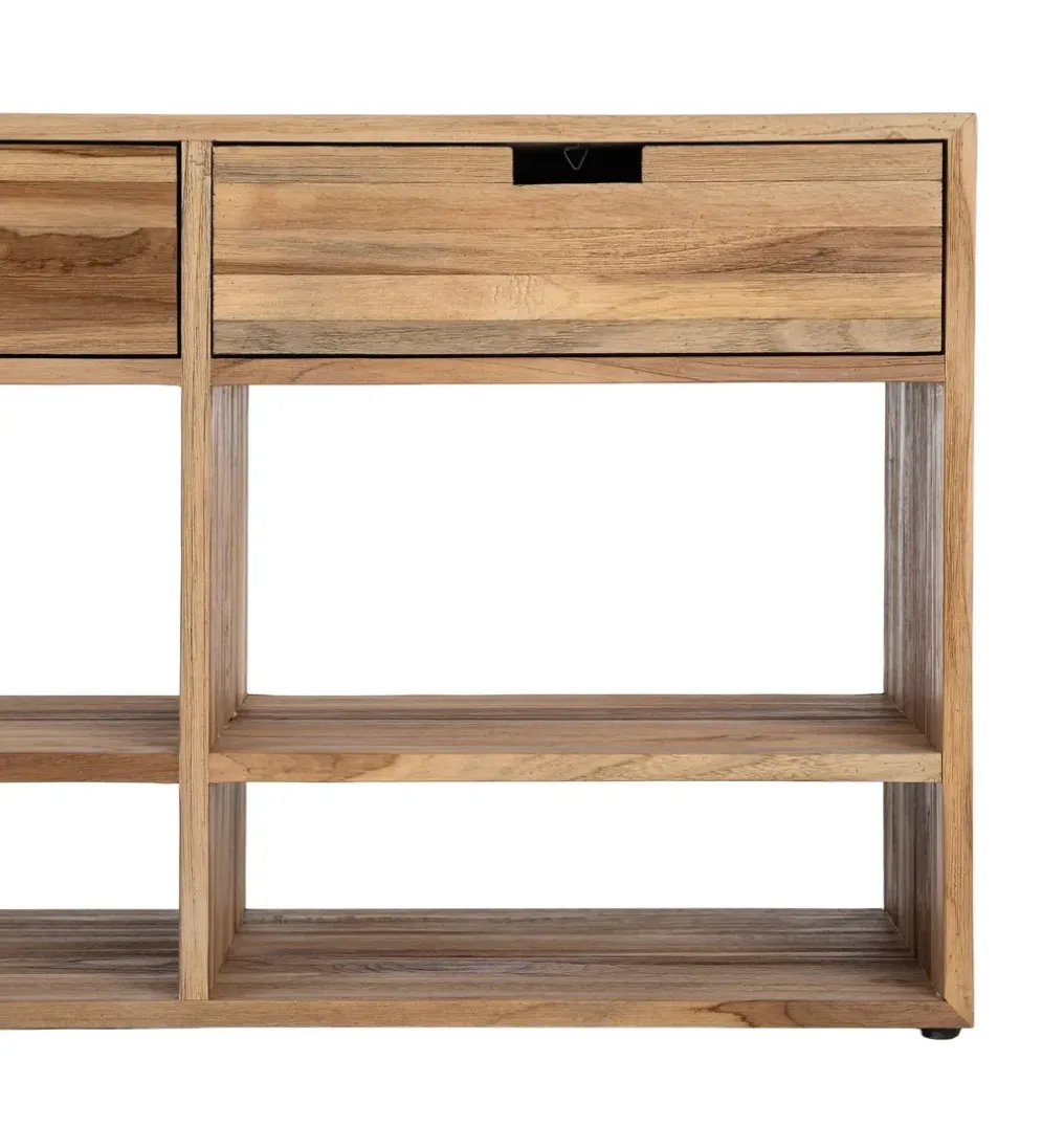 Stolik pod TV KURAN 140 cm drewno teak