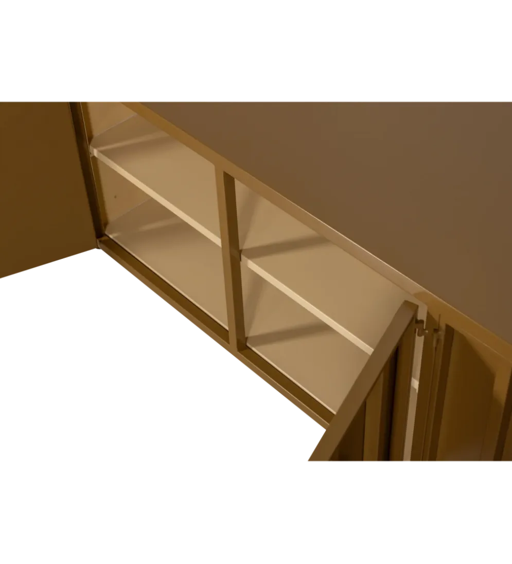 Stolik pod TV LEVEL 160 cm miodowy