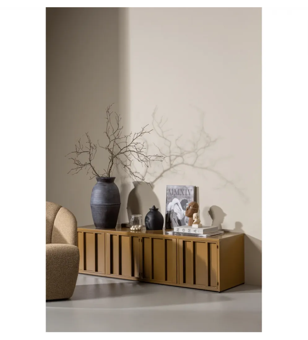 Stolik pod TV LEVEL 160 cm miodowy