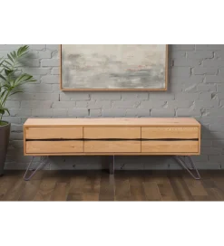 Stolik pod TV LIVING EDGE 160 cm kolor drewno dębu