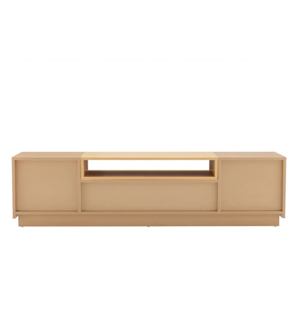 Stolik pod TV LOFT 160 cm beżowa naturalna