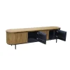 Stolik pod TV LUSAN 210 cm drewno teak