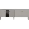 Stolik pod TV MADU 160 cm drewno sosny szary