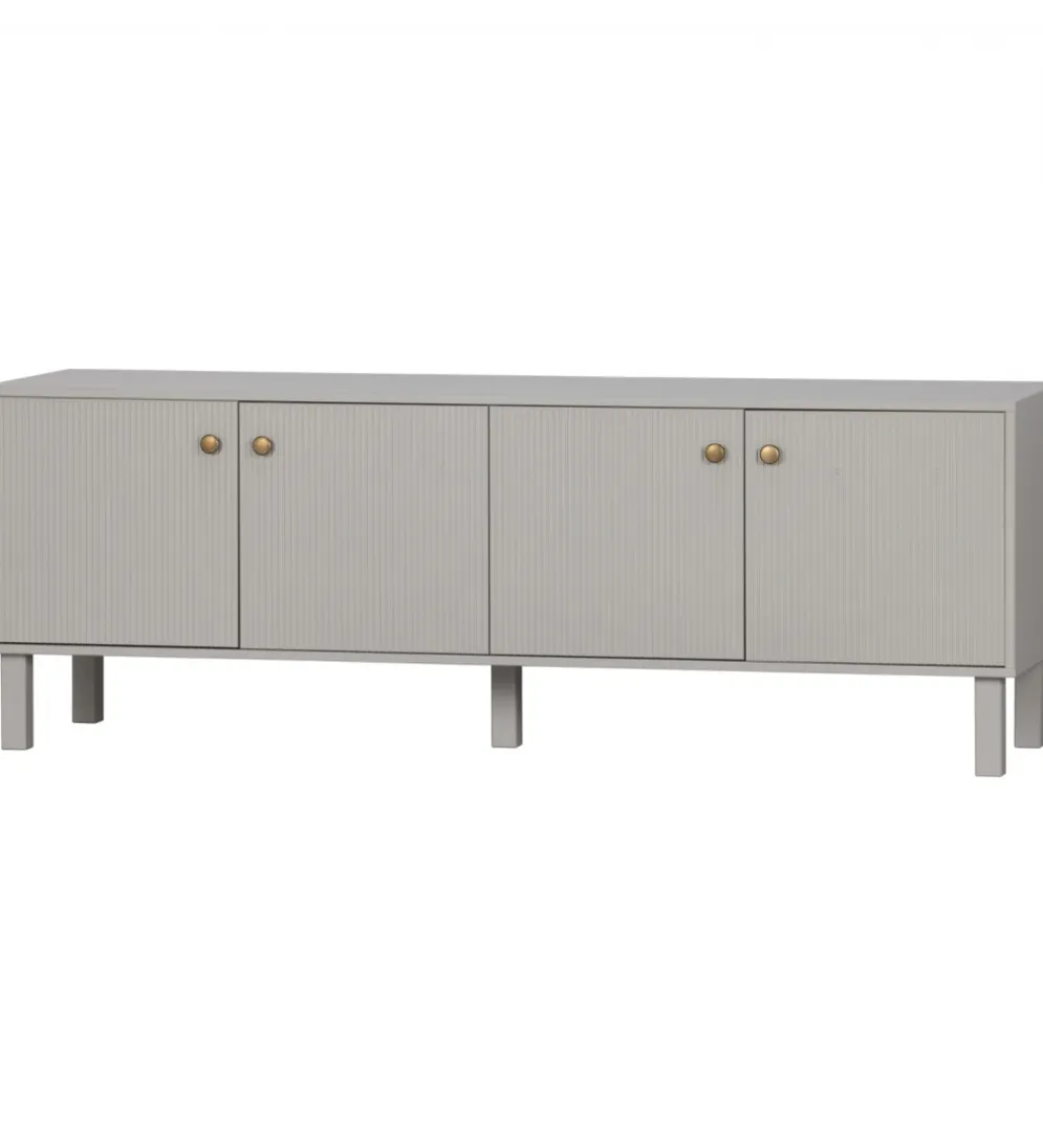 Stolik pod TV MADU 160 cm drewno sosny szary