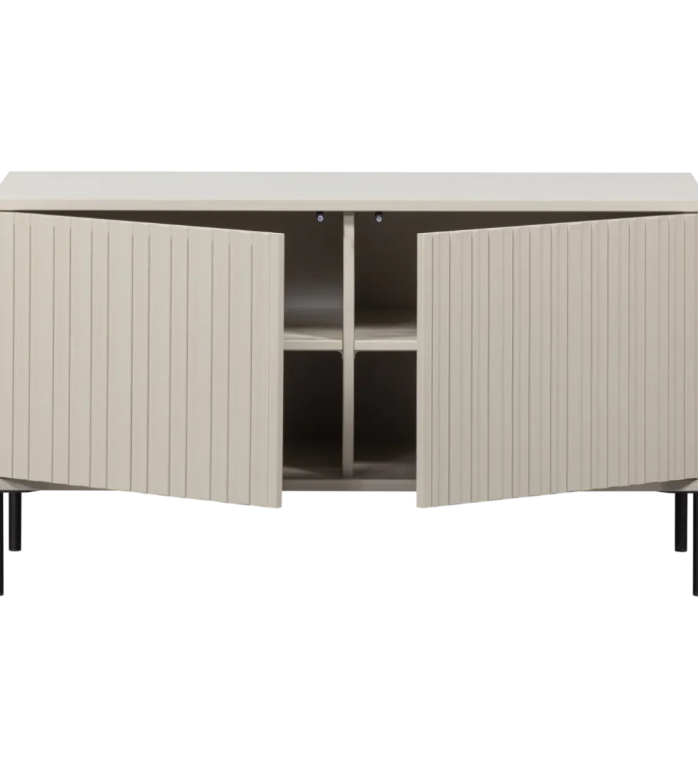 Stolik pod TV NEW GRAVURE 100 cm drewno sosny dust