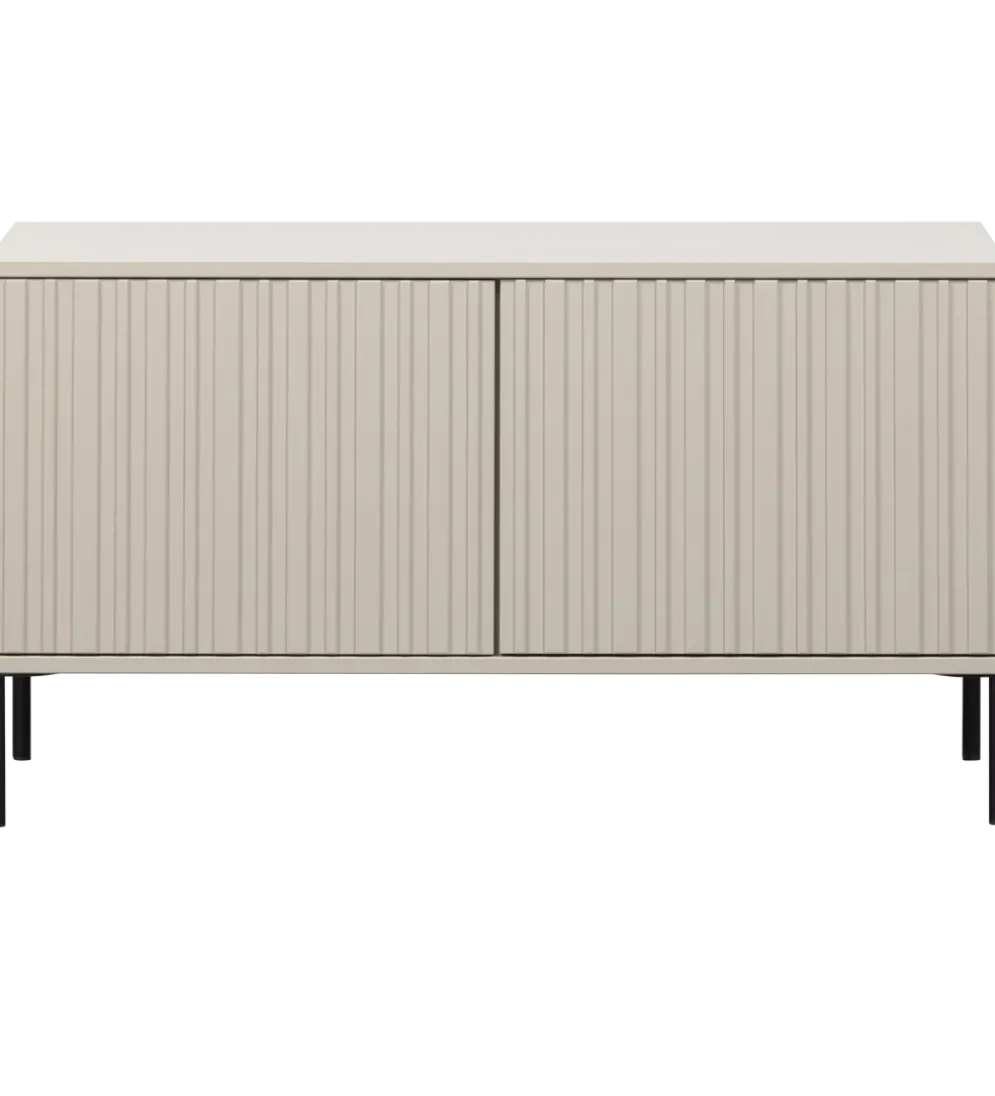 Stolik pod TV NEW GRAVURE 100 cm drewno sosny dust