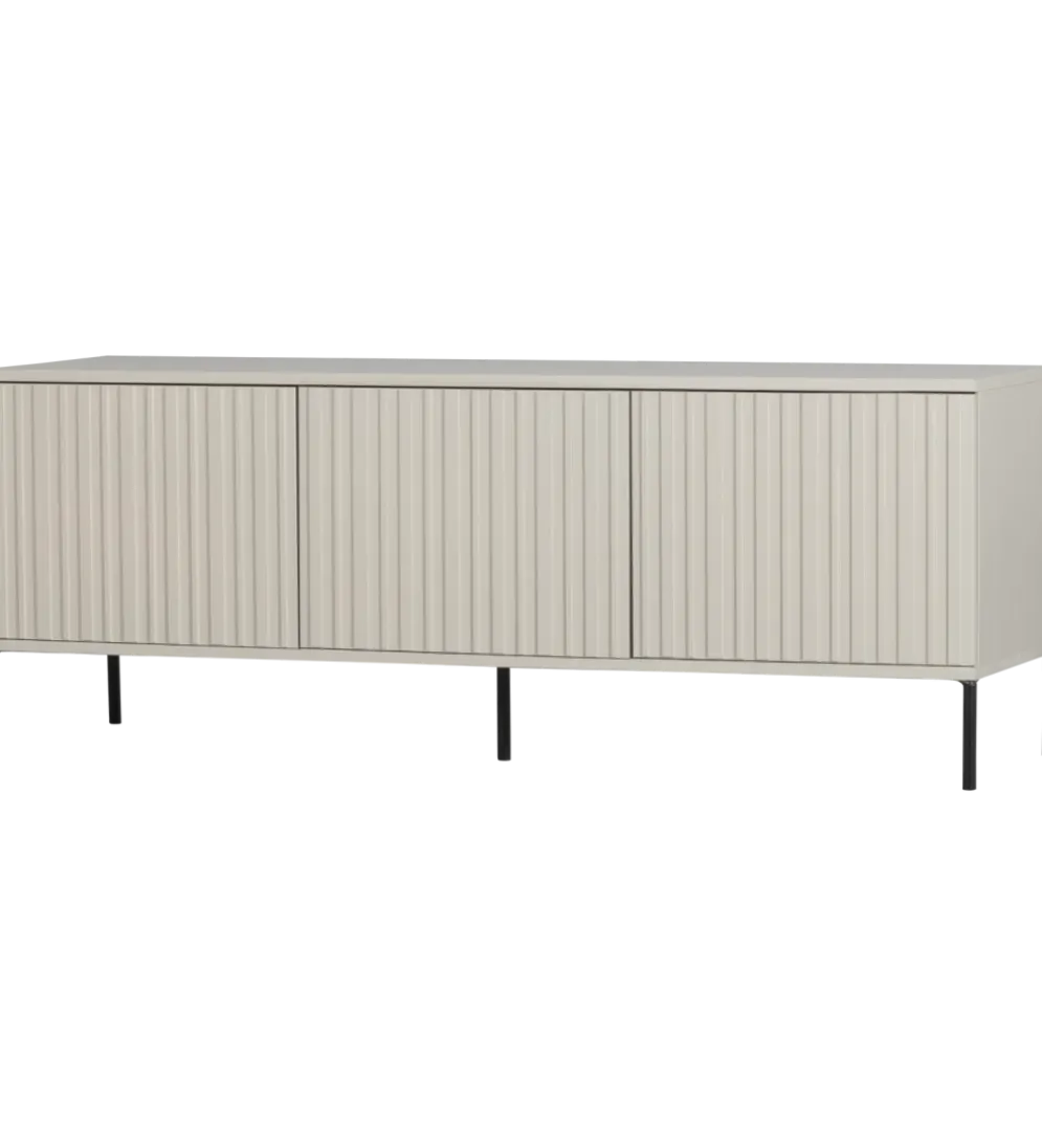 Stolik pod TV NEW GRAVURE 150 cm drewno sosny dust
