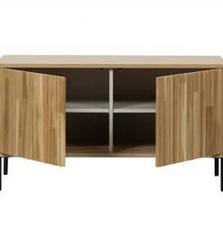 Stolik pod TV NEW GRAVURE 100 cm drewno dębu naturalny