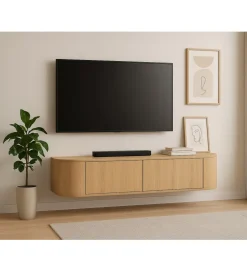 Stolik pod TV NOVERO ZWEVEND 140 cm naturalny