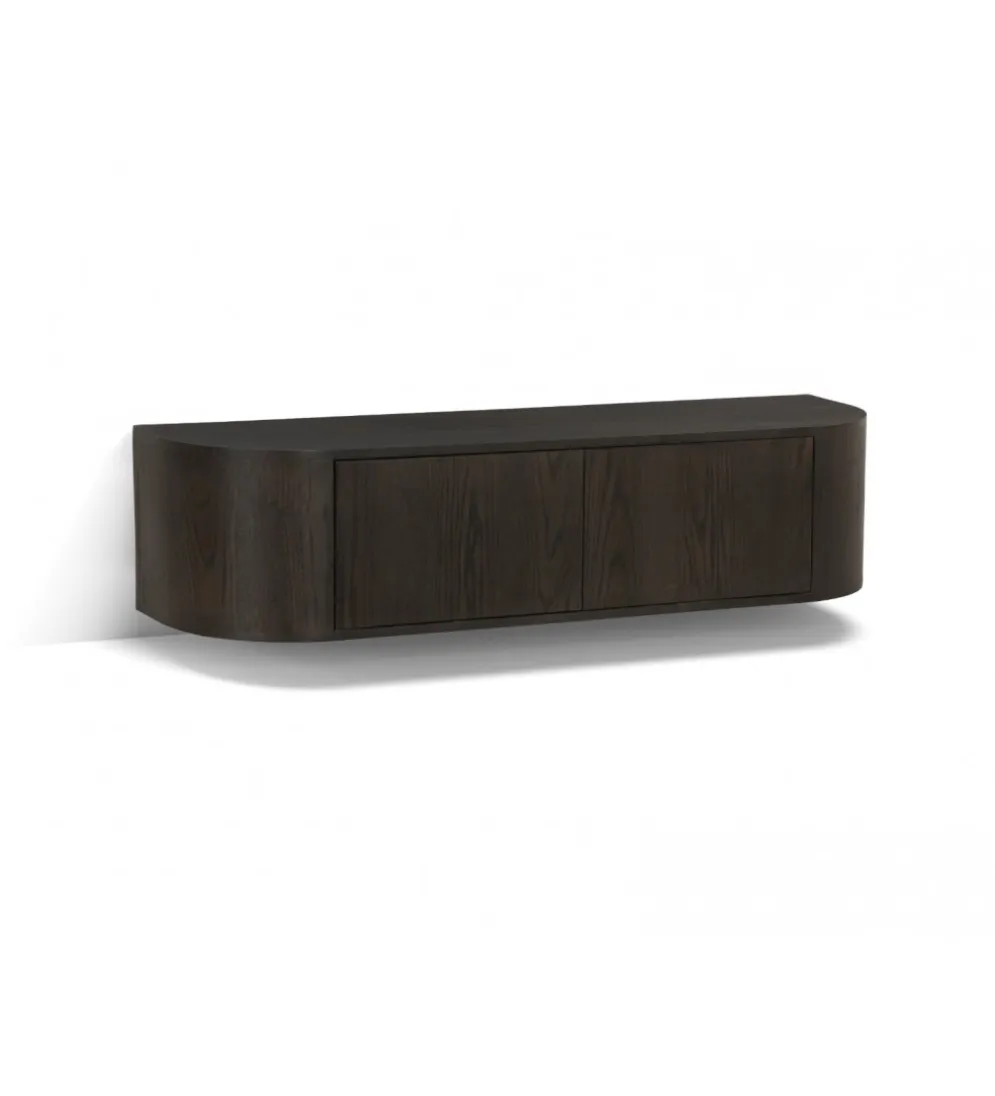 Stolik pod TV NOVERO ZWEVEND 140 cm czarny