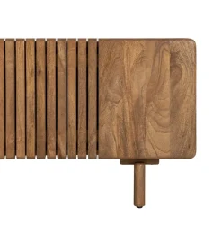 Stolik pod TV PERSOTON 160 cm drewno mango