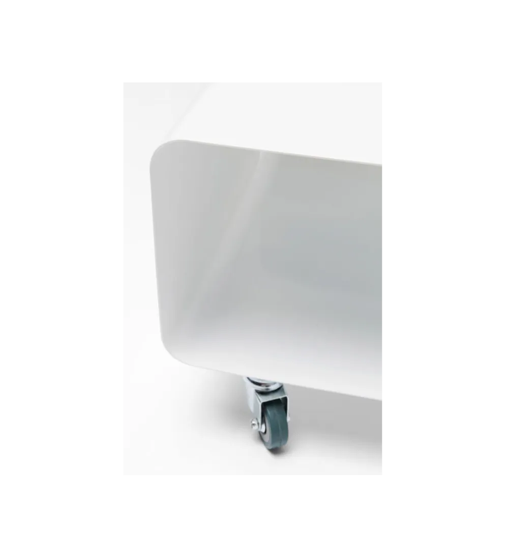 Stolik pod TV PORTABLE 90 cm biały