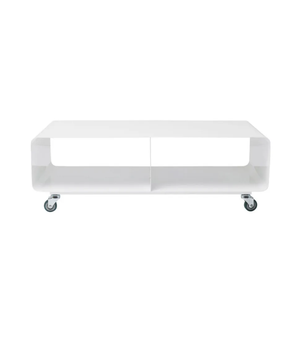 Stolik pod TV PORTABLE 90 cm biały