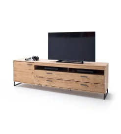 Stolik pod TV PORTLAND 224 cm dębowy