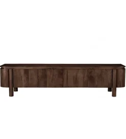 Stolik pod TV SALANO 210 cm drewno mango brązowego