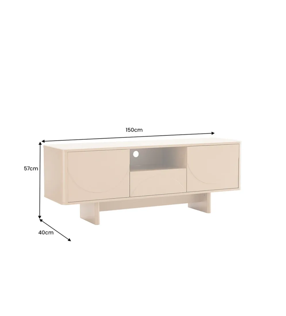 Stolik pod TV SAVOY 150 cm kolor trawertynu