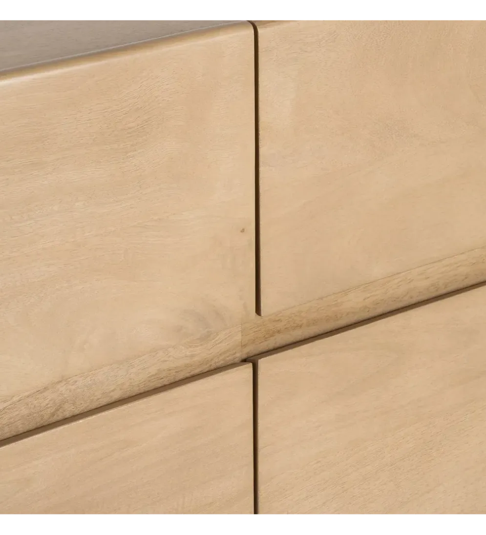 Stolik pod TV SELVADE 160 cm drewno mango