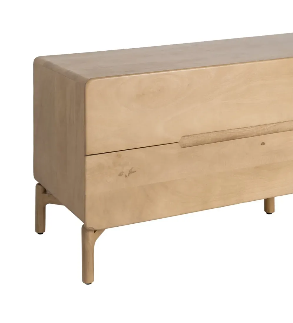 Stolik pod TV SELVADE 160 cm drewno mango