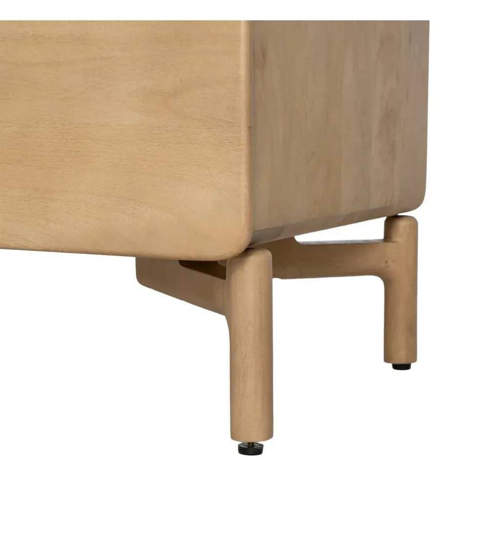 Stolik pod TV SELVADE 160 cm drewno mango