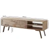 Stolik pod TV SIKAR 145 cm drewno mango