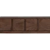Stolik pod TV SUN 150 cm drewno teak brązowy