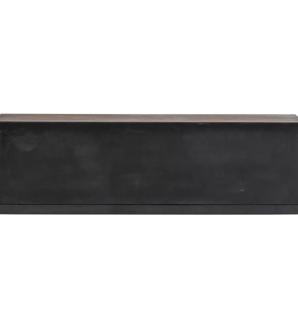 Stolik pod TV SUN 150 cm drewno teak brązowy