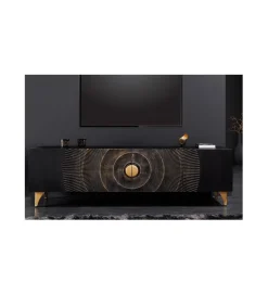 Stolik pod TV SWEET GOLDEN SUNSET 180 cm drewno mango