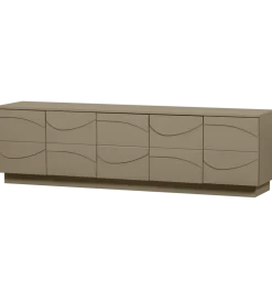 Stolik pod TV TEO 180 cm drewno sosnowe mud