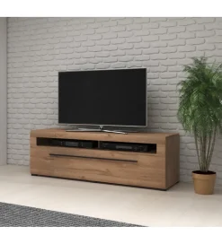 Stolik pod TV TULSA 160 cm w optyce dąb Grandson