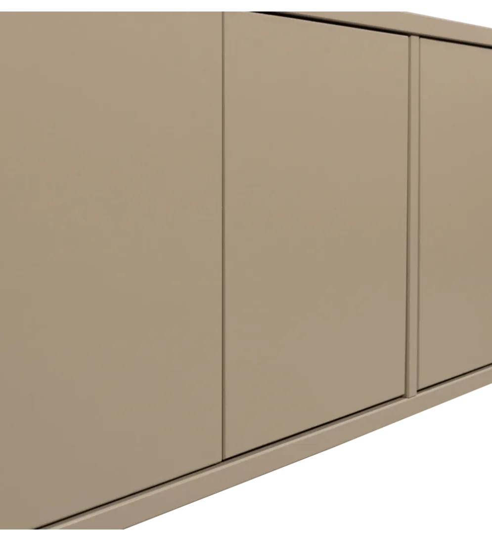 Stolik pod TV TURNER 120 cm drewno sosny mud